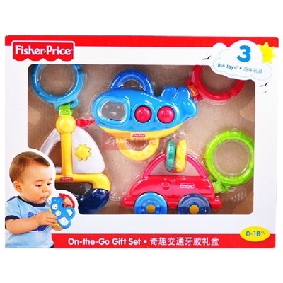 费雪 fisher-price 婴儿套装 便携餐椅 牙胶摇铃组合 多功能座垫(牙胶)图片,外观图,细节图 -国美在线